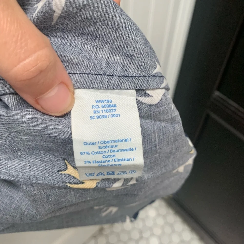 GUC - Boden Shirt Dress - Sparrow Print.  Sz 10 - Picture 4 of 5